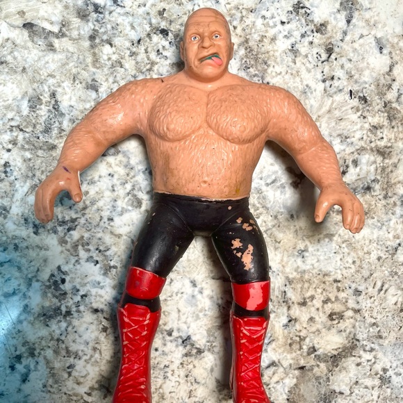 ⚡️LOT OF 6 WWF TITAN SPORTS 1986 VINTAGE RUBBER WRESTLING ACTION FIGURES⚡️ - Picture 5 of 7